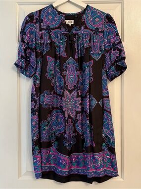 Tibi silk paisley dress size 4